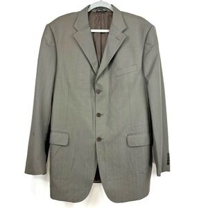 Zanieri Wool Blazer Sport Coat Super 100's Lanificio Campore sz 44L Italy Made